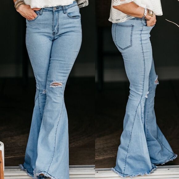 Blue Denim Flare Jean